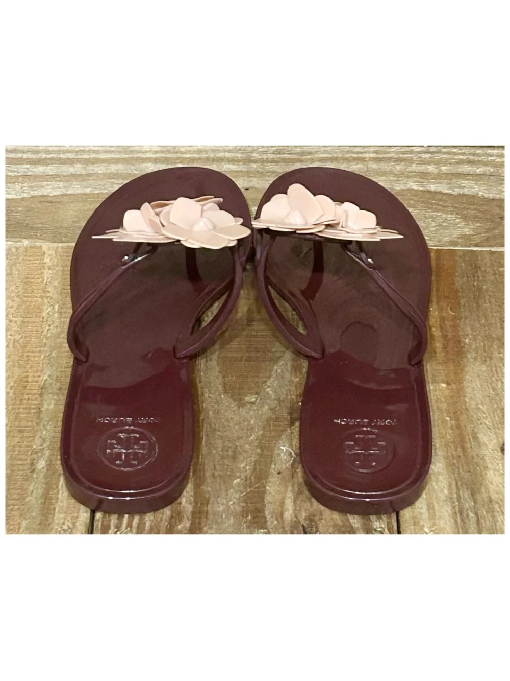 Tory Burch burgundy pink